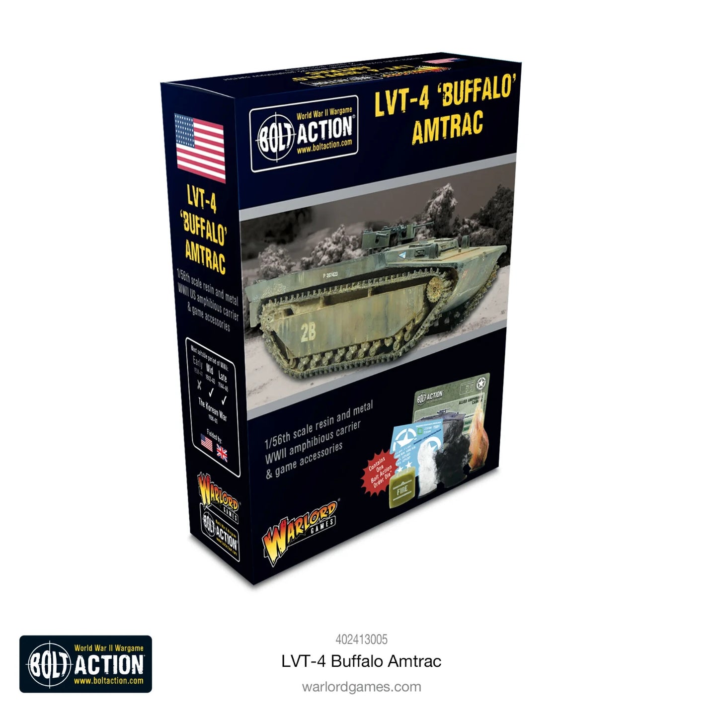 LVT-4 'Buffalo' Amtrac US - Warlord Games Bolt Action Miniatures