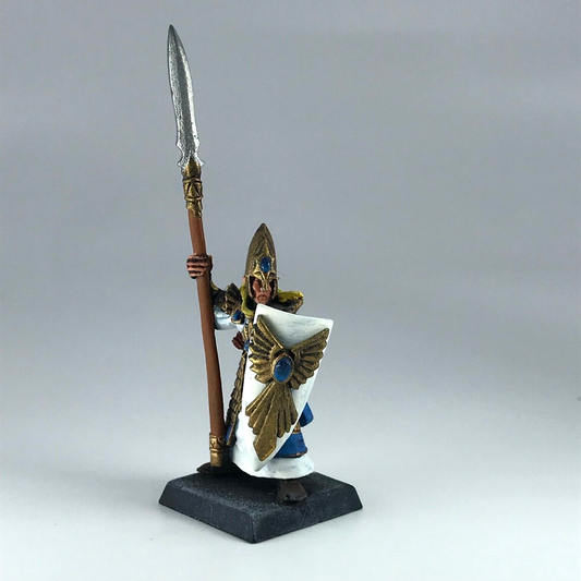 High Elves Lothern Seaguard with Spear - Painted Warhammer Fantasy Metal X6131