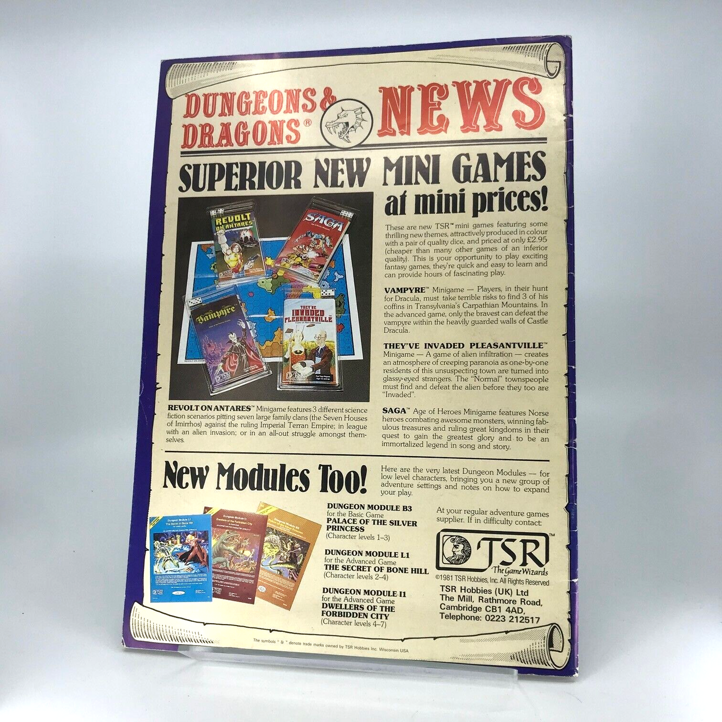 White Dwarf 29 Magazine Games Workshop Warhammer Fantasy 40,000 40K M230