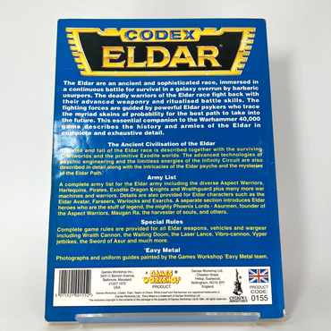 Eldar Codex Supplement - 2nd Edition - Warhammer 40k Games Workshop M1180