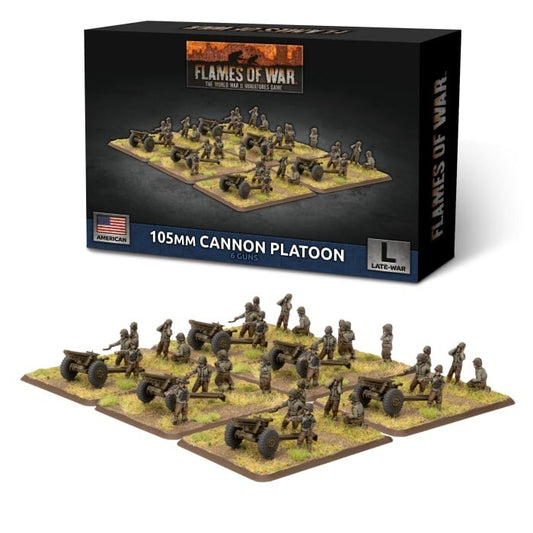 American 105mm Cannon Platoon - Late-War - Brand New - Flames of War