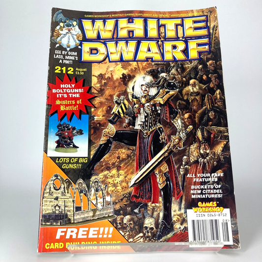 White Dwarf 212 Magazine Games Workshop Warhammer Fantasy 40,000 40K M1554