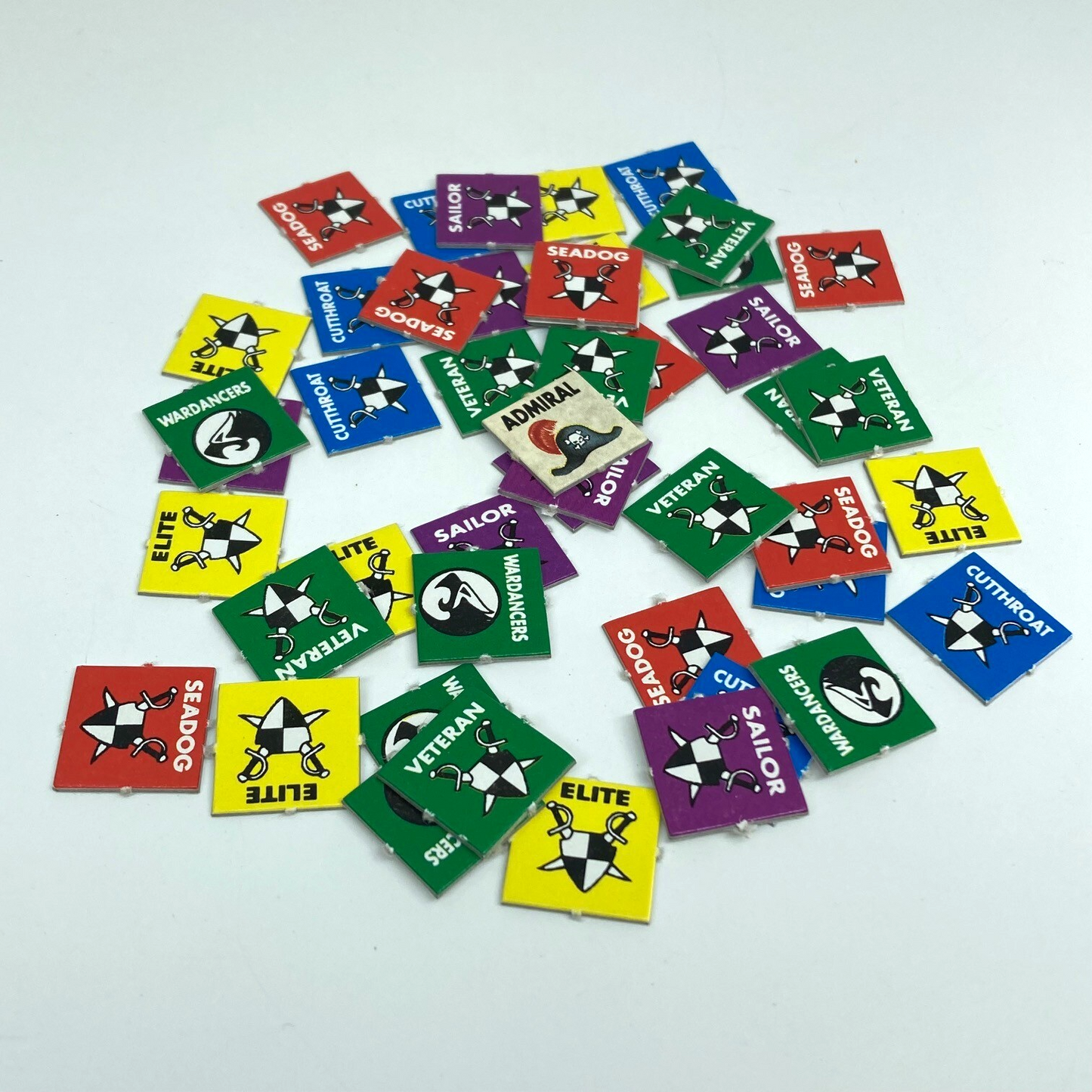 Man O' War Navy Token Set - OOP - Man O' War Warhammer Games Workshop X13094