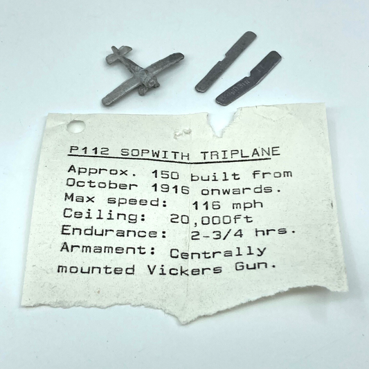 P112 Sopwith Triplane - 1:200 Historical Miniatures - Metal - Unbranded X8297