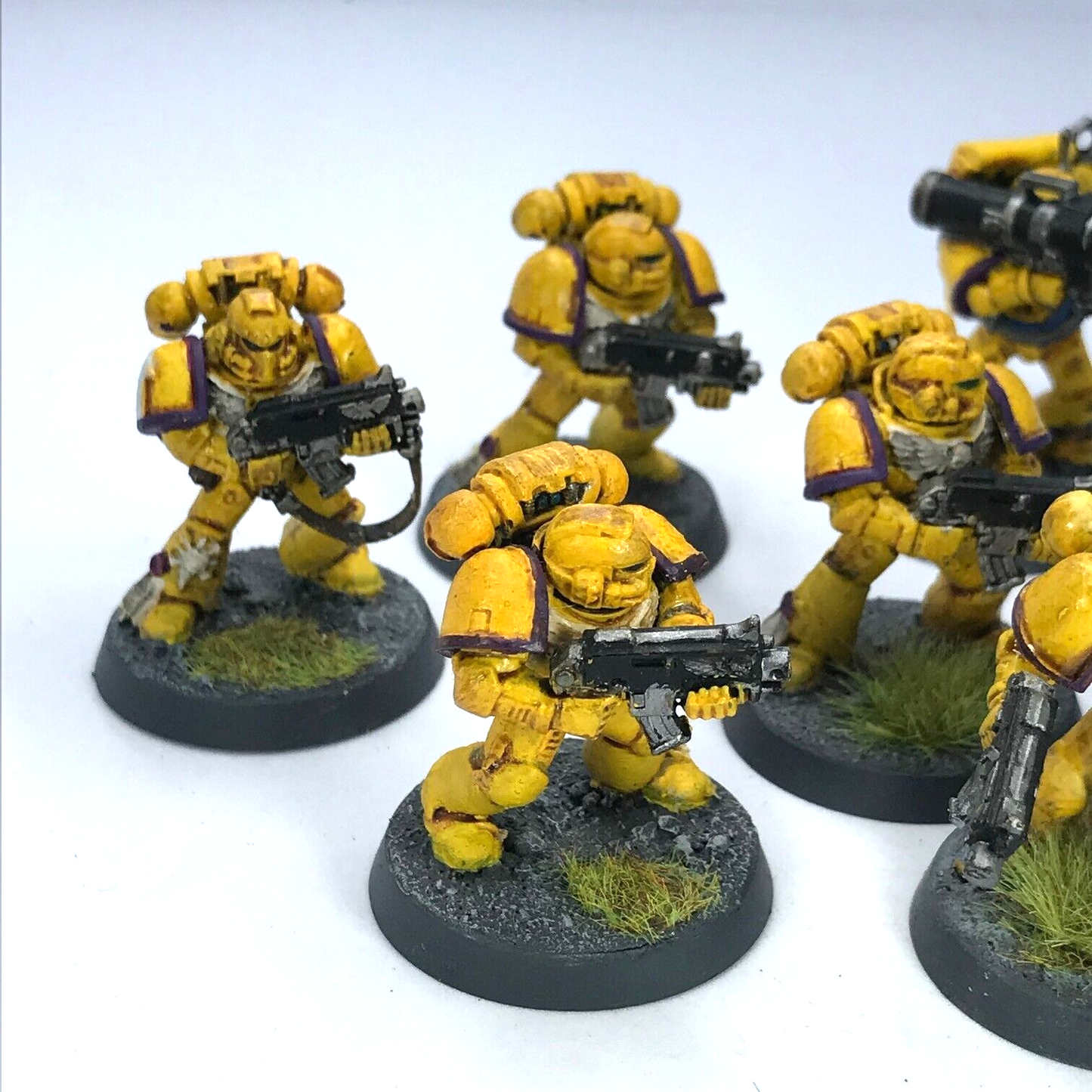 Imperial Fists Tactical Squad Space Marines - Painted - Warhammer 40K C1206