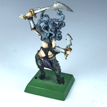 Classic Metal Dark Elves Elf Witch Elf Warrior - Warhammer Fantasy X12131
