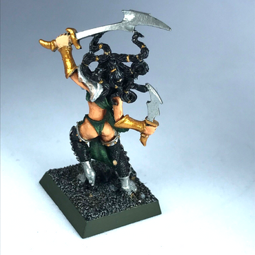 Classic Metal Witch Elf Dark Elf Elves - Painted - Warhammer Fantasy X13485