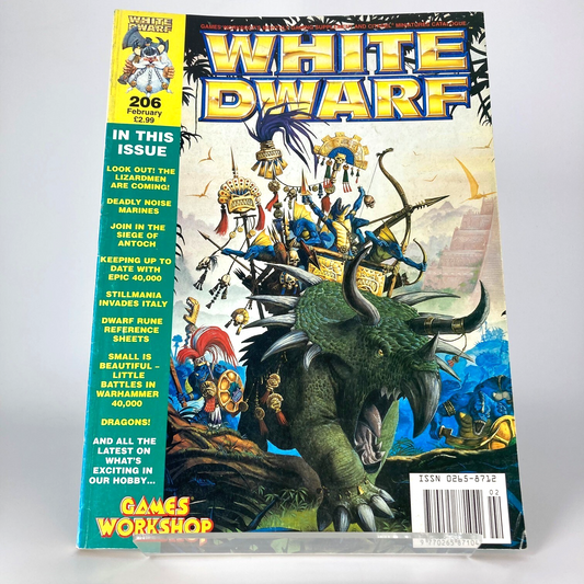 White Dwarf 206 Magazine Games Workshop Warhammer Fantasy 40,000 40K M1551