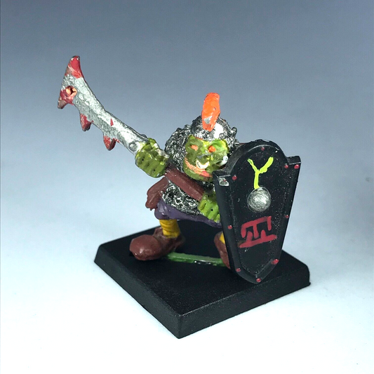 Classic Metal Armoured Orc Warrior Orcs & Goblins - Warhammer Fantasy X9870