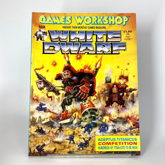 White Dwarf 108 Magazine Games Workshop Warhammer Fantasy 40,000 40K M583