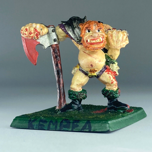Marauder Ogre Headsman - 1989 - Warhammer Fantasy Classic Metal X13982