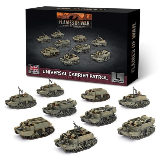 British Universal Carrier Patrol - Late-War - Brand New - Flames of War
