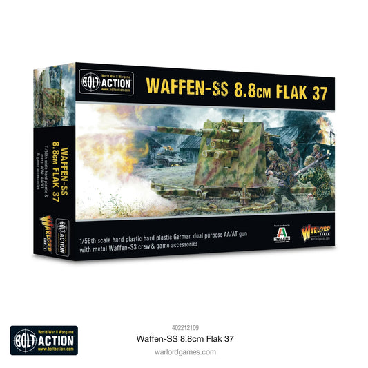 Waffen-SS 8.8cm Flak 37 - Brand New - Warlord Games Bolt Action Miniatures