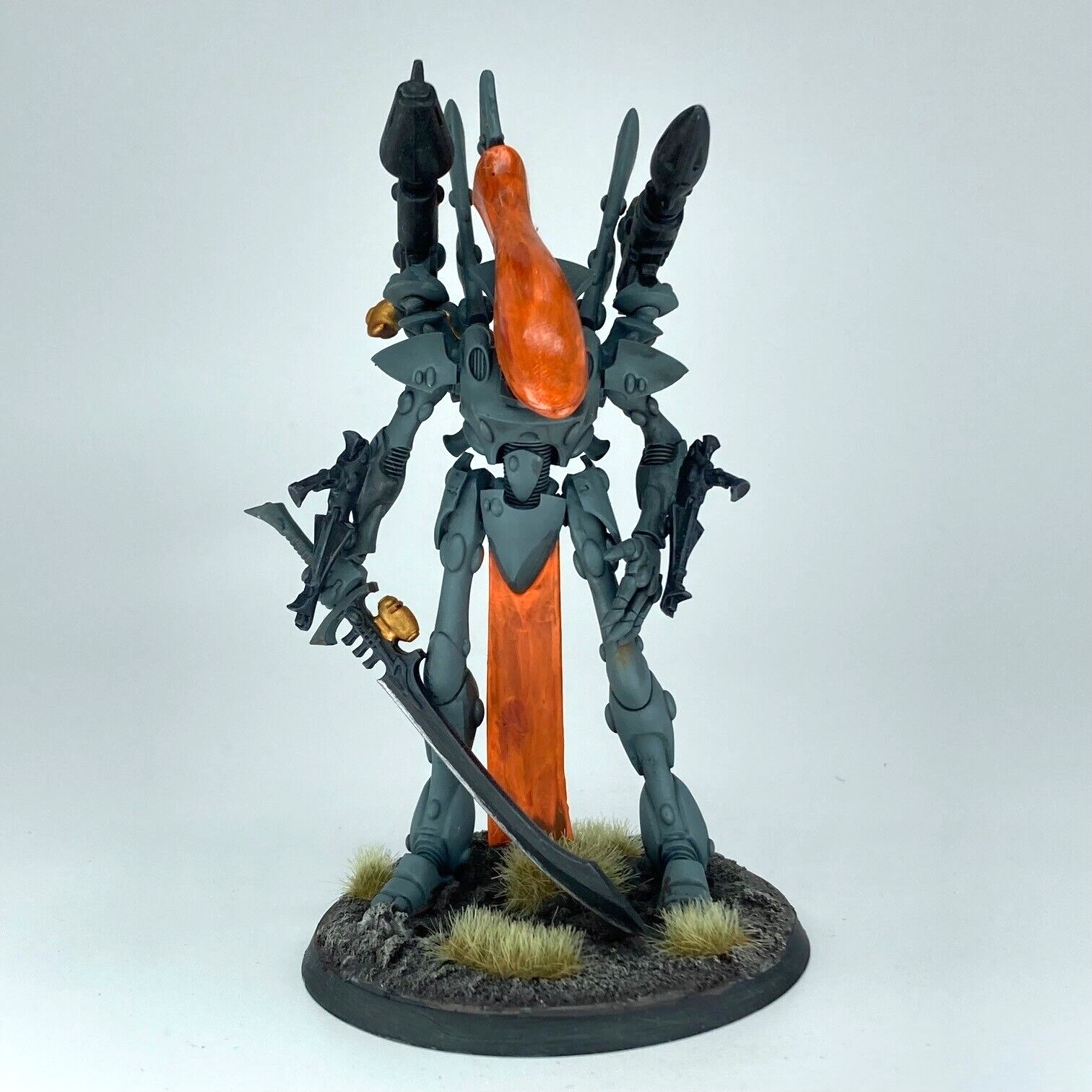 Craftworld Iyanden wraithlord finished up went for a simple and clean Craftworld Iyanden wraithlord finished up went for a simple and clean