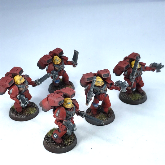 Classic Blood Angels Assault Squad Space Marines - Painted - Warhammer 40K C3737
