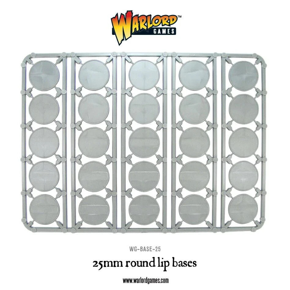 Round Bases - Brand New - Warlord Games Bolt Action Miniatures