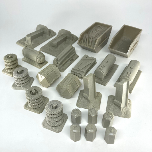 Industrial Terrain Set - Terrain & Accessories - Suitable For Wargaming BOX212