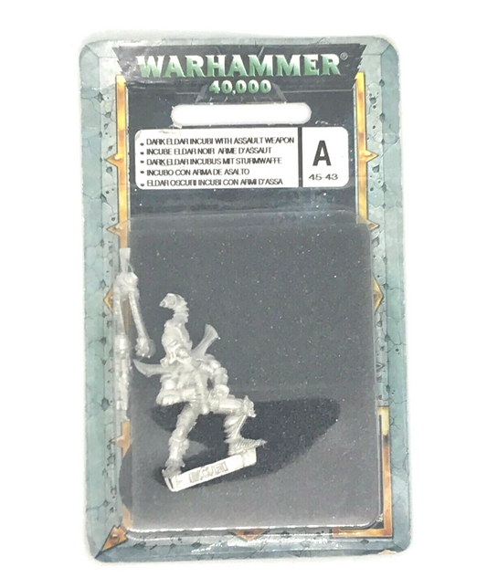 Dark Eldar with Assault Weapon Blister - OOP - Warhammer 40K Classic Metal C623
