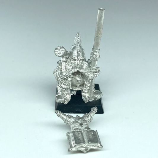 Dwarf Miner Standard Bearer - Citadel Warhammer Fantasy GW Classic Metal X7042