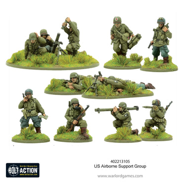 US Airborne Support Group 1944-45 - Warlord Games Bolt Action Miniatures