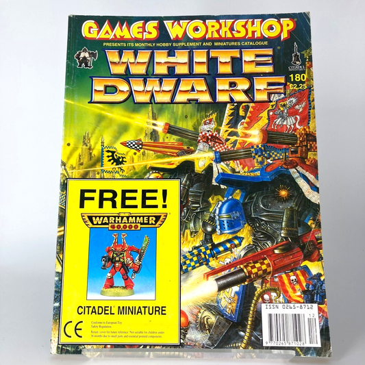 White Dwarf 180 Magazine Games Workshop Warhammer Fantasy 40,000 40K M1523