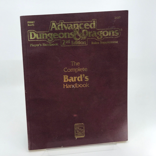 The Complete Bard's Handbook 2nd Edition - AD&D Dungeons and Dragons M776