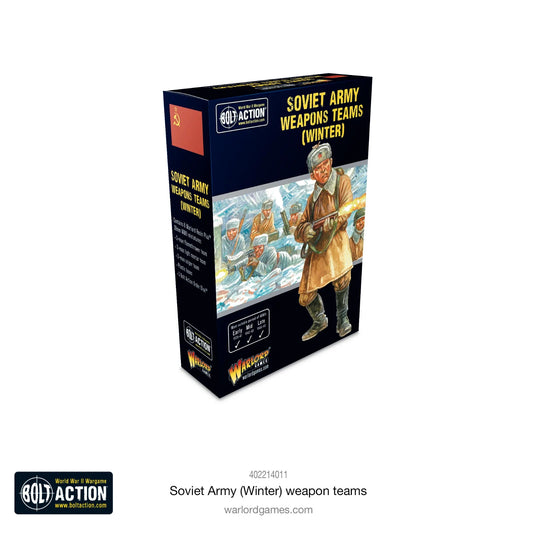 Soviet Army Weapons Teams (Winter) - Warlord Games Bolt Action Miniatures