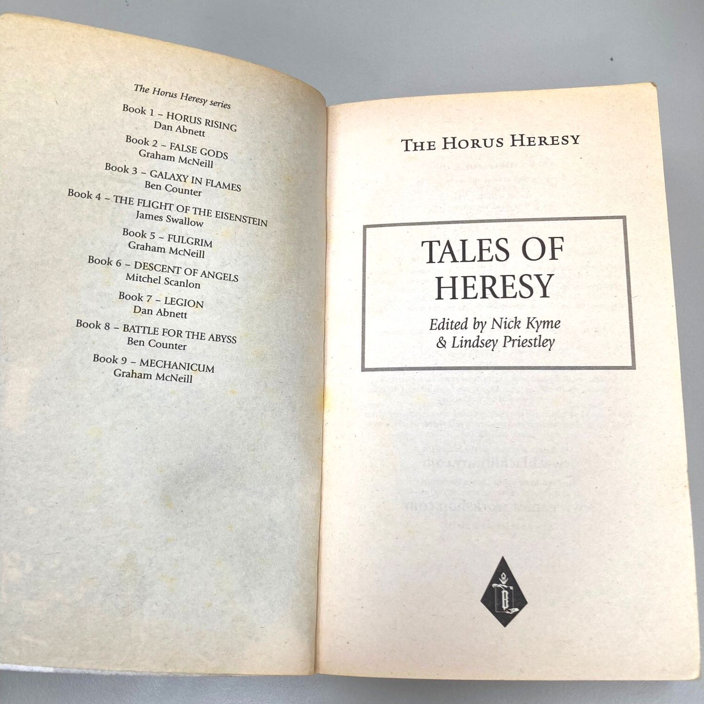 Tales Of Heresy - Nick Kyme & Lindsey Priestley - 2009 - Black Library M86