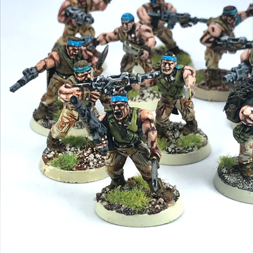 Imperial Guard Catachan Section Squad - Painted - Warhammer 40K C1503
