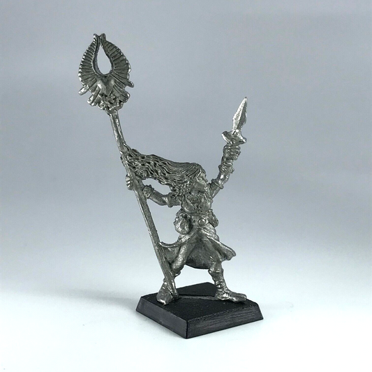 Wood Elves Standard Bearer Elf Citadel - Warhammer Fantasy Metal GW X7176