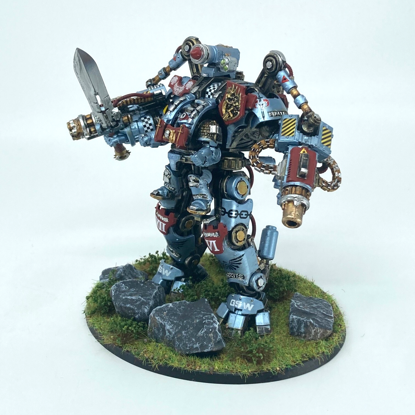 Grey Knights Nemesis Dreadknight Space Marines - Painted - Warhammer 40k (9)