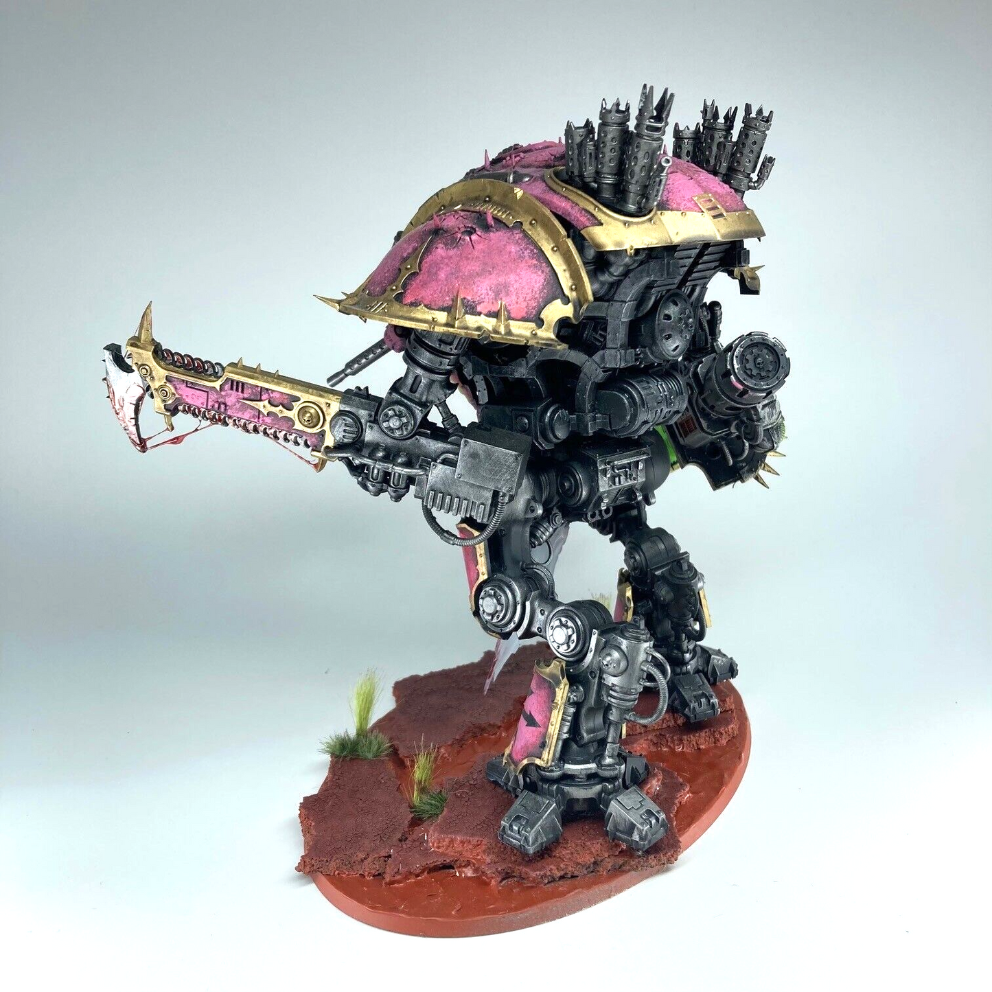 Knight Abominant Emperors Children Chaos Knights - Warhammer 40k - Painted