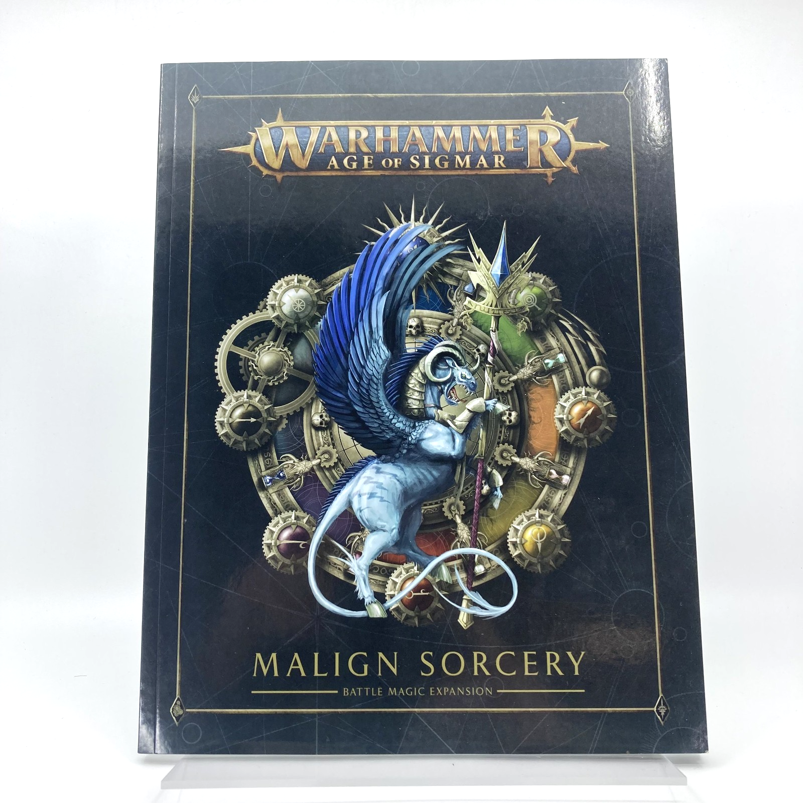 Warhammer Age Of Sigmar: Malign Libro Della Stregoneria + Carte (usato Ottime Condizioni)
