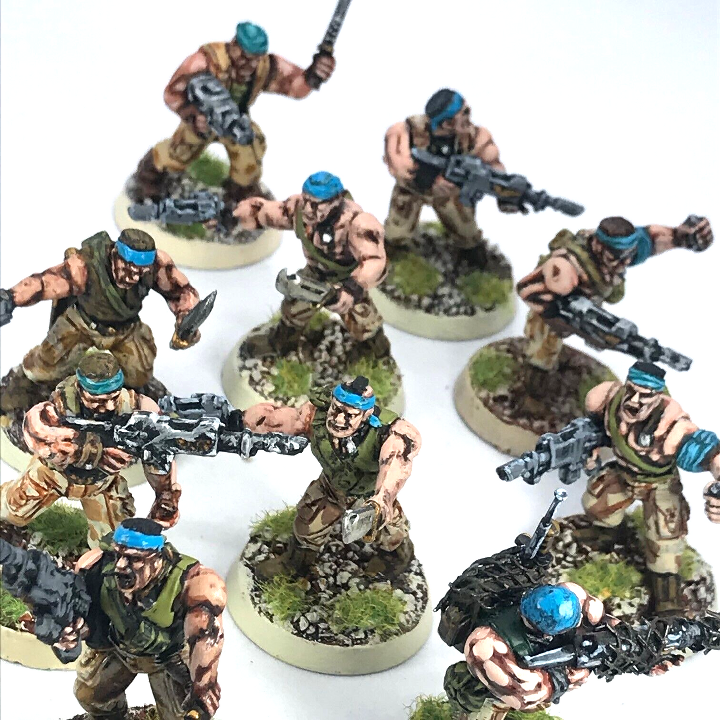 Imperial Guard Catachan Section Squad - Painted - Warhammer 40K C1503