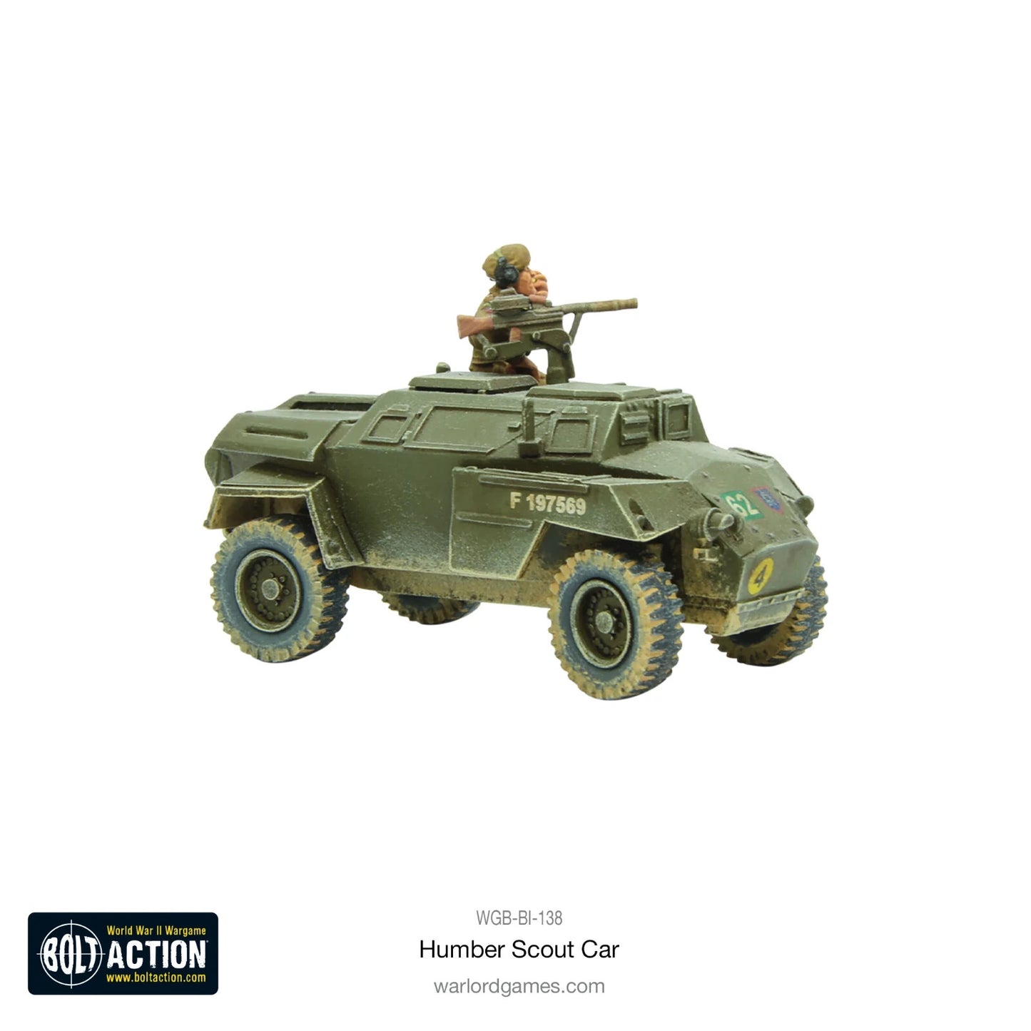 British Humber Scout Car - Brand New - Warlord Games Bolt Action Miniatures