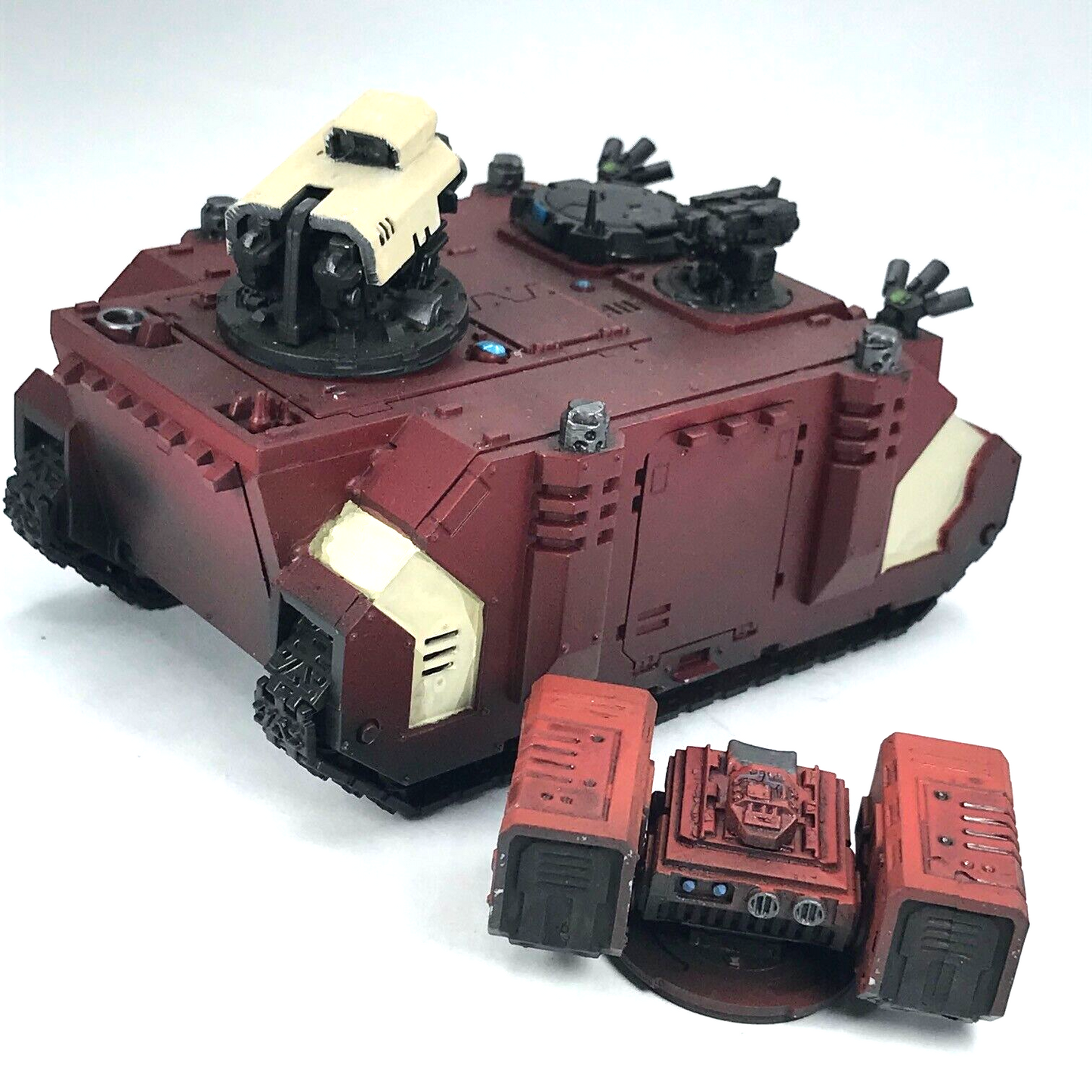 Blood Angel Rhino Razorback Space Marines - Painted - Warhammer 40K C445