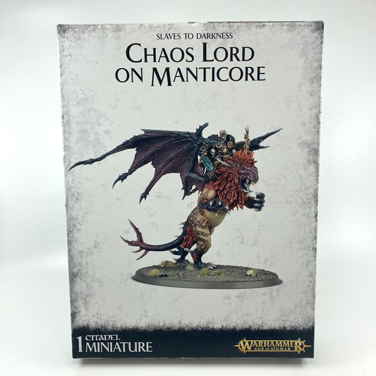 Chaos Lord on Manticore Slaves to Darkness - Unassembled Warhammer Age Of Sigmar