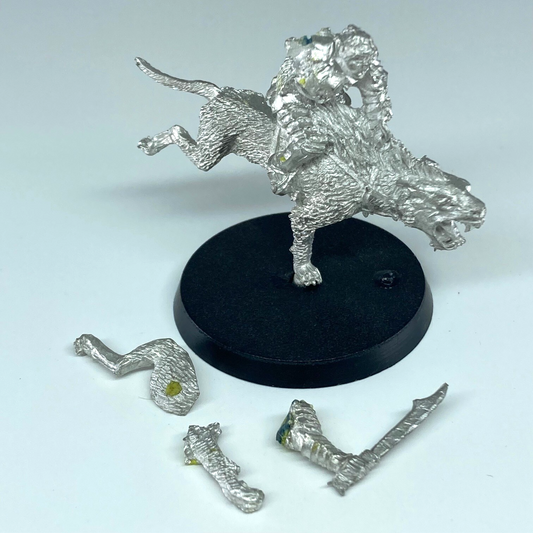 Orc Gothmog On Warg - Mordor - Warhammer / Lord of the Rings Metal C6381