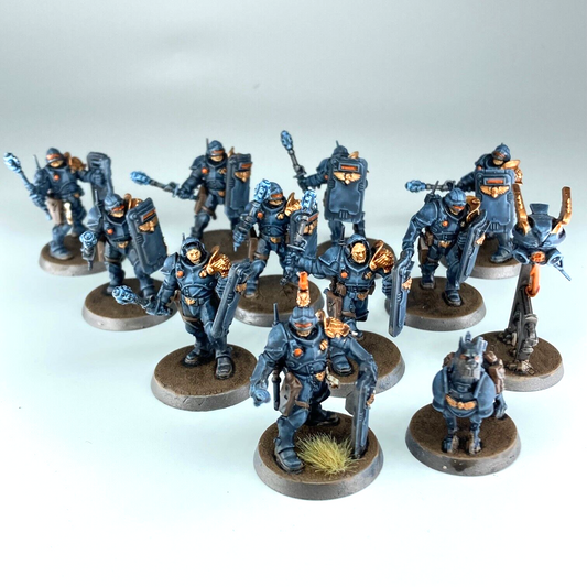 Adeptus Arbites Kill Team - Painted - Games Workshop Warhammer 40K C379