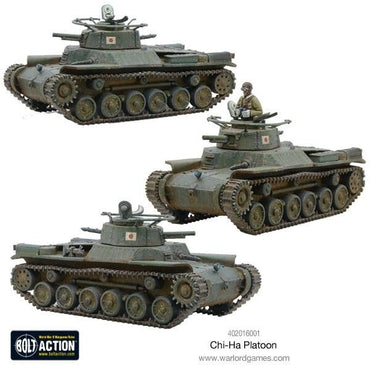 Japanese Chi-Ha Platoon - Warlord Games Bolt Action Miniatures