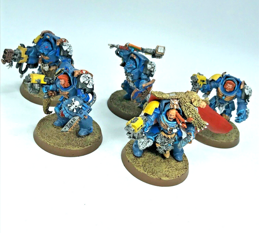 Wolf Guard Terminators Space Marines - Painted - Warhammer 40K C2446