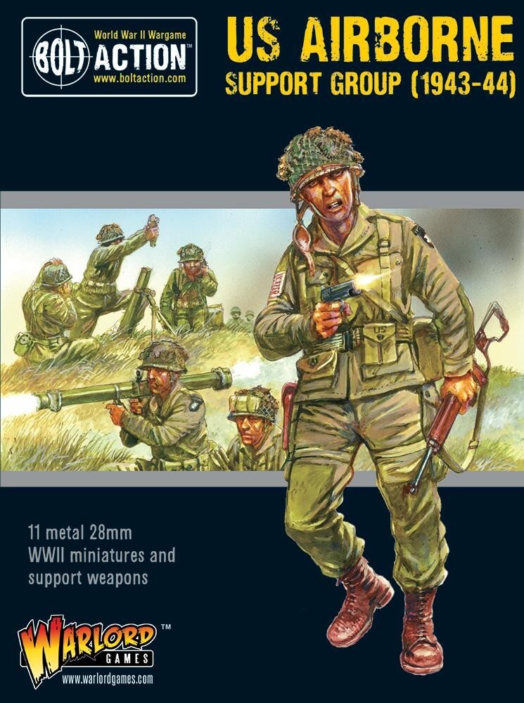 US Airborne Support Group 1943-44 - Warlord Games Bolt Action Miniatures
