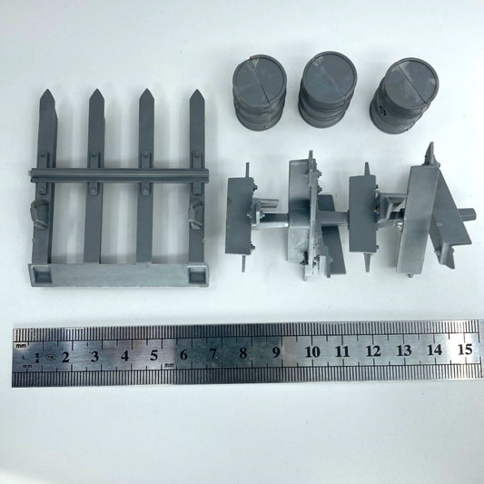 Urban Barricades / Barrels Parts Lot - Warhammer 40K Games Workshop C1067
