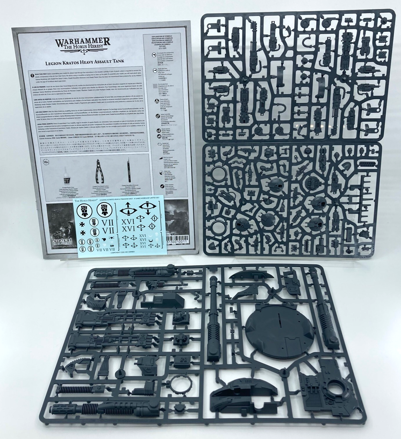 Kratos Heavy Assault Tank - Unassembled - The Horus Heresy Warhammer W176
