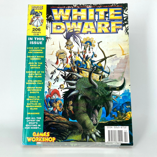 White Dwarf 206 Magazine Games Workshop Warhammer Fantasy 40,000 40K M1328