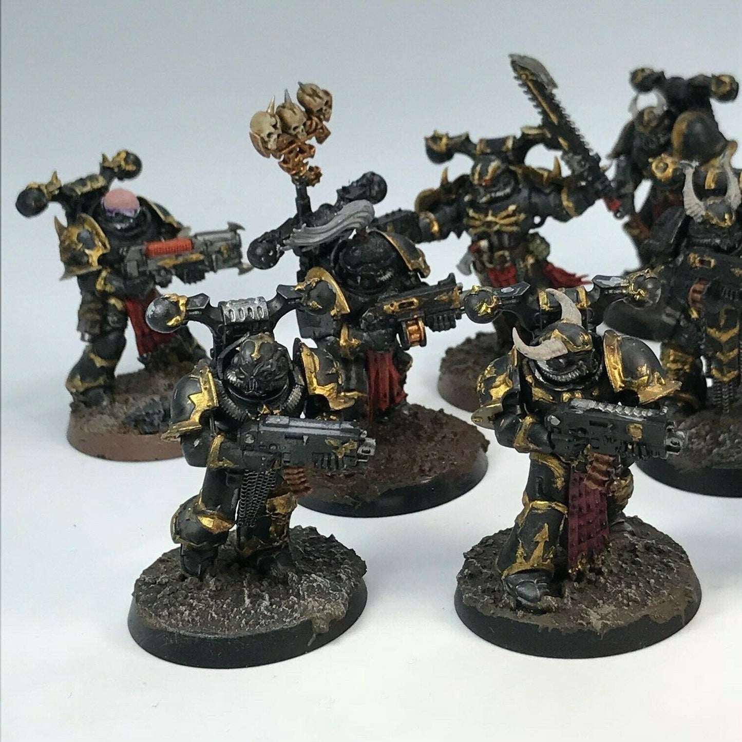 Chaos Space Marines Squad Painted - Warhammer 40K C2128