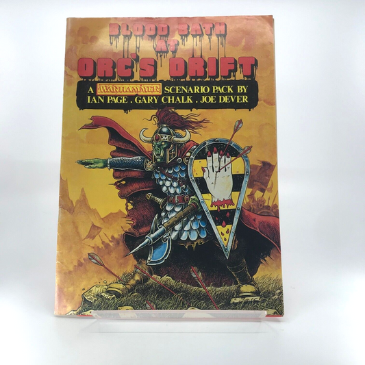 Blood Bath At Orc's Drift Warhammer Scenario Book & Sheets - Citadel D349