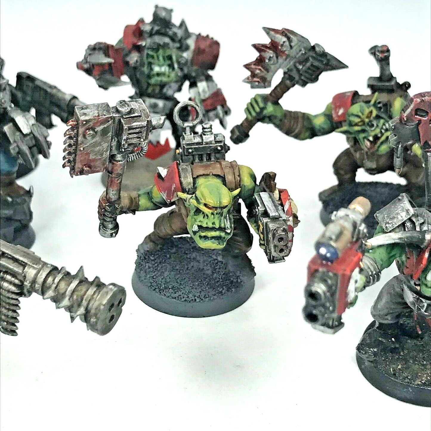 Part Converted Space Orks Attack Squad - Warhammer 40K C2180