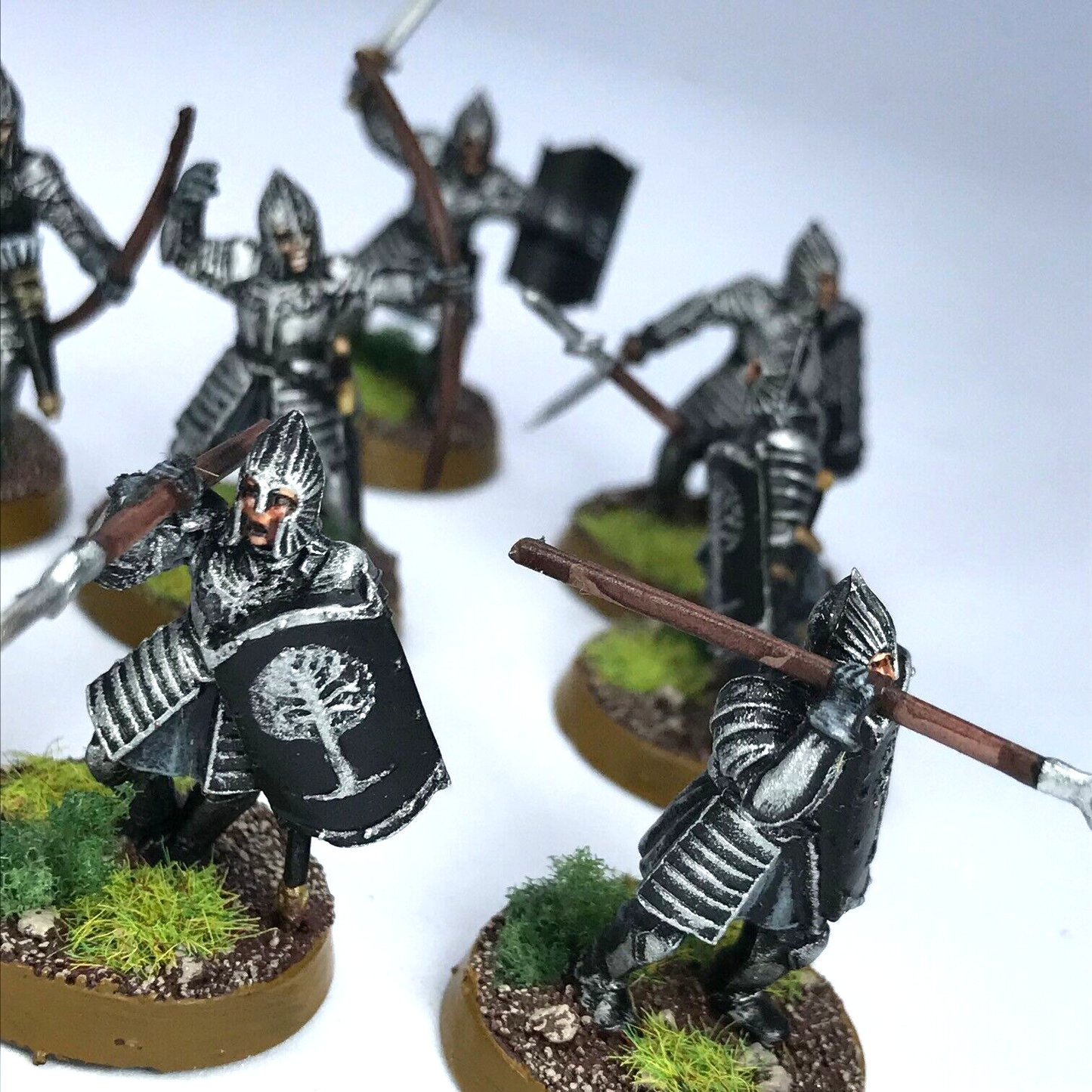Minas Tirith Warriors - Painted - Warhammer / Lord of the Rings C2138
