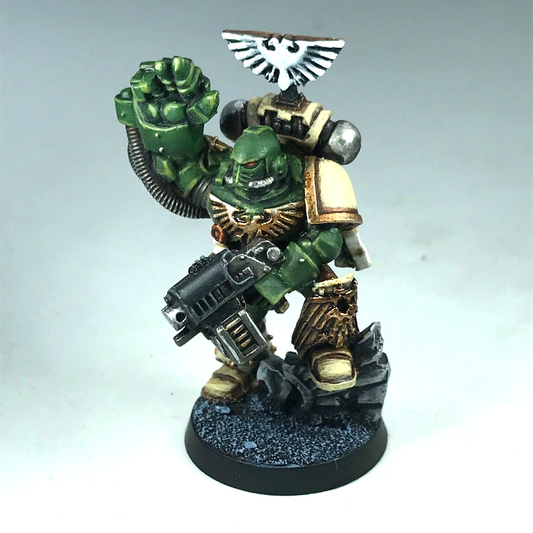 Classic Space Marine Champion Captain - Painted - Warhammer 40K X9357